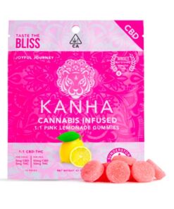 1:1 Pink Lemonade CBD Gummies 10-pack | 50mg