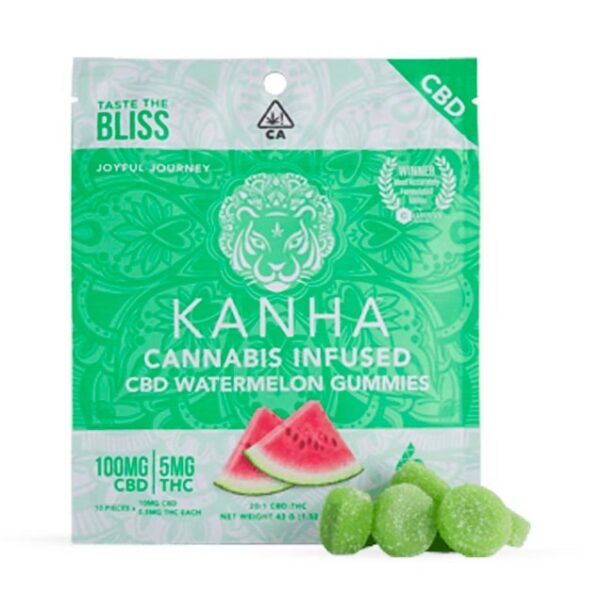 20:1 Watermelon CBD Gummies 10-pack - Image 2