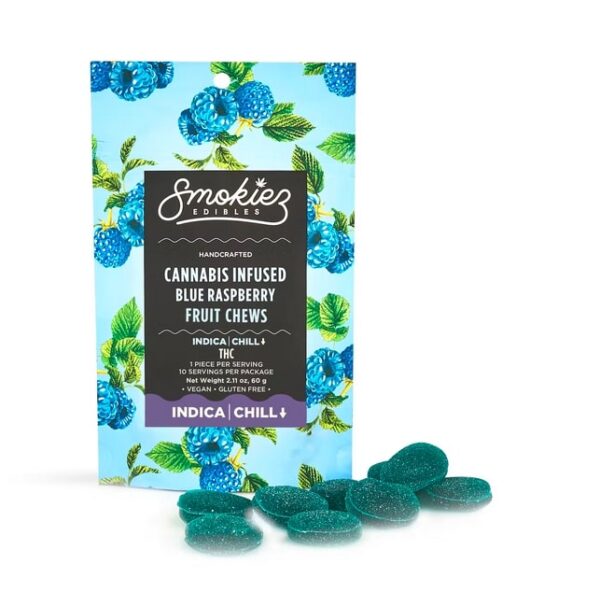 Blue Raspberry Fruit Chews | 100mg