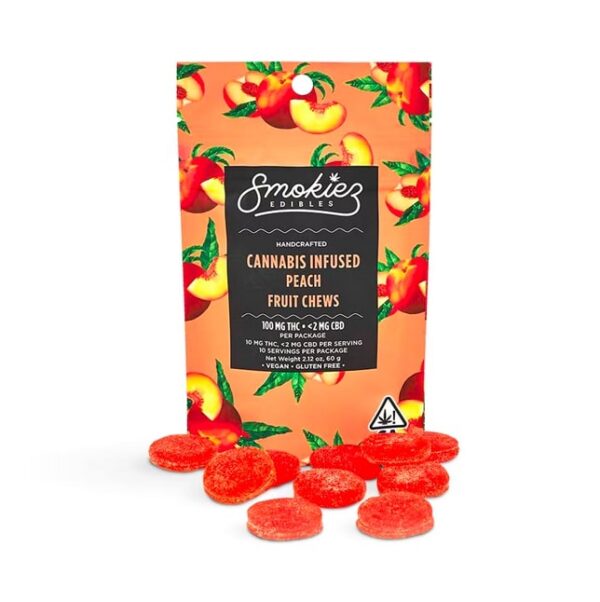 Peach Fruit Chews | 100mg