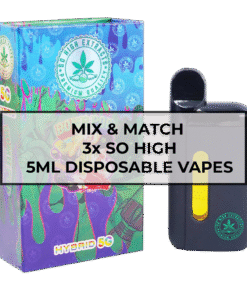 Mix & Match – 3x So High 5ml Vapes