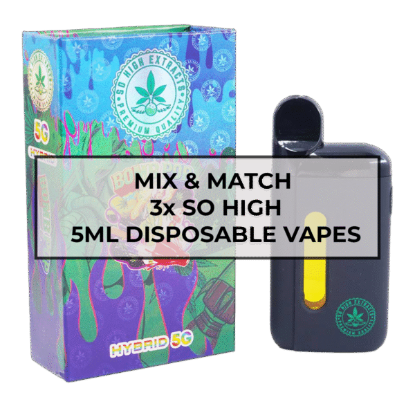 Mix & Match – 3x So High 5ml Vapes