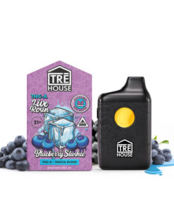Blueberry Slushie – Live Rosin Indica THC-A Vape Pen – 3.5g
