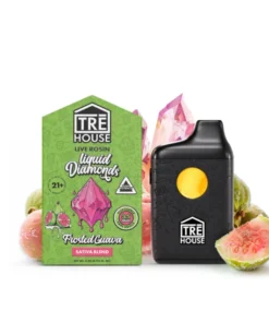 Frosted Guava – Live Rosin Liquid Diamonds Sativa THC Vape Pen – 3.5g
