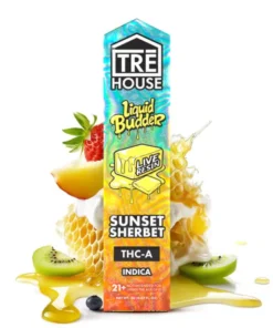 Sunset Sherbet – Live Resin Liquid Budder Indica THC-A Vape Pen – 2g